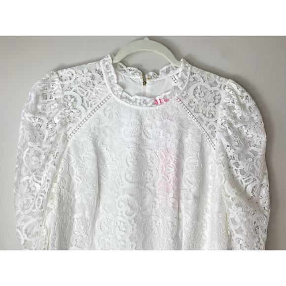NWT LILLY PULITZER DRESS 8 WHITE BRIDE BRIDAL WEDDING LACE - Picture 7 of 15